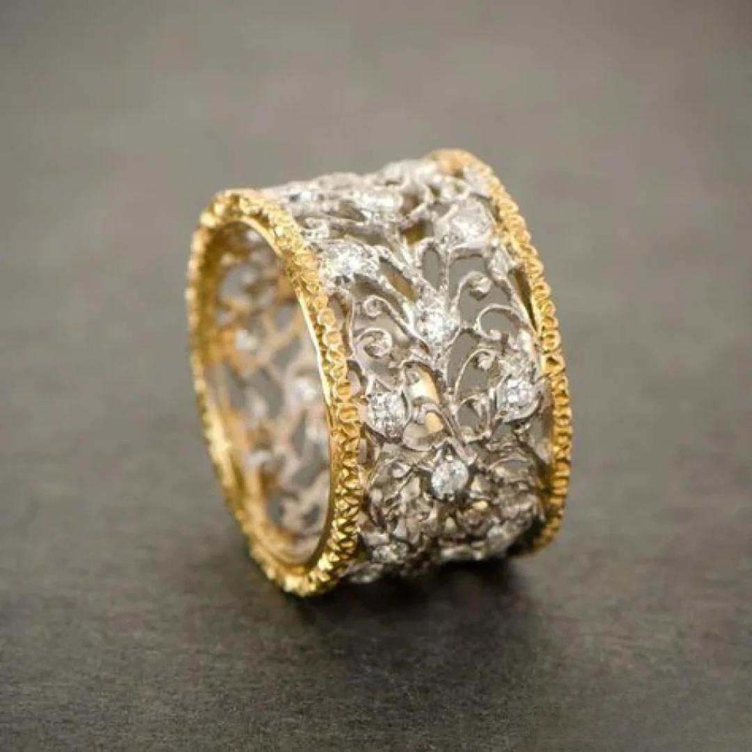 Vintage Zirkonia Ivy Ring