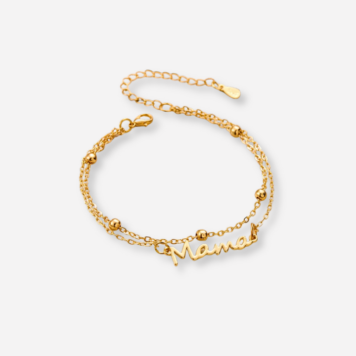 Mama stainless steel armband