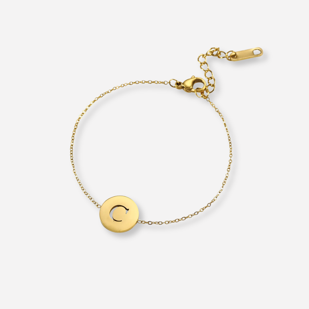 Prachtige Initialen armband