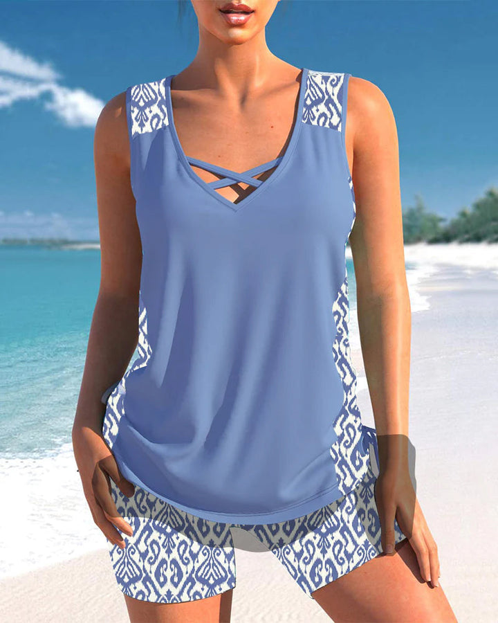 Bienna™ - Geometrische print Tankini set