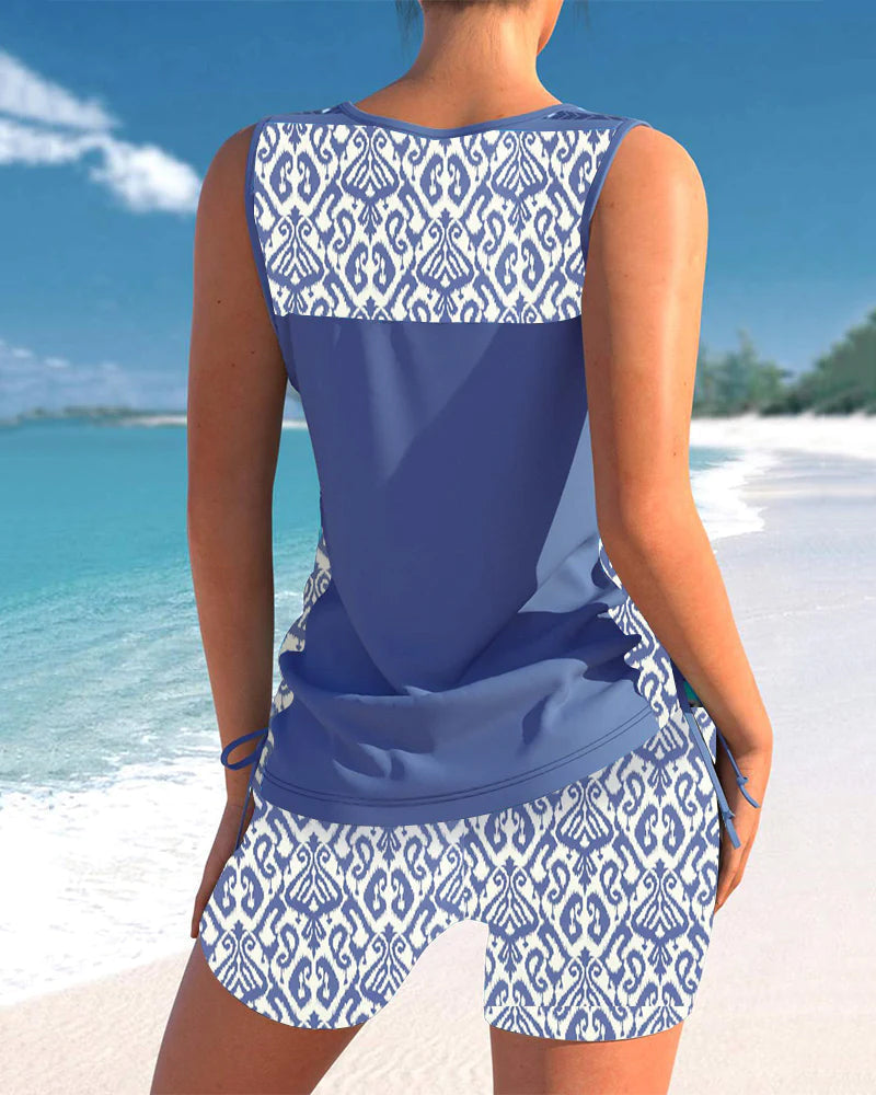 Bienna™ - Geometrische print Tankini set