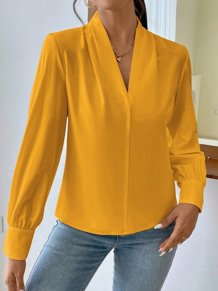 Charlene - Elegante Lange Mouwen Blouse