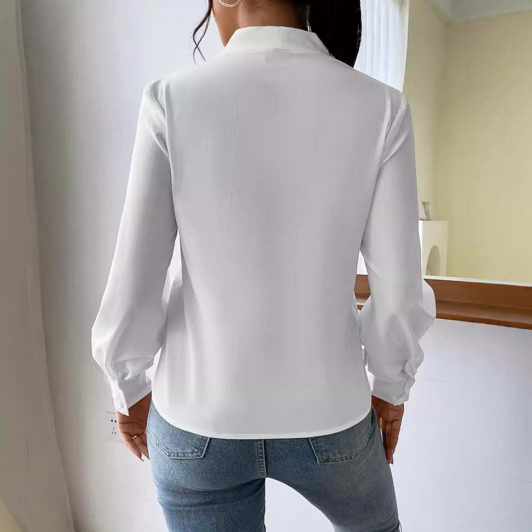 Charlene - Elegante Lange Mouwen Blouse