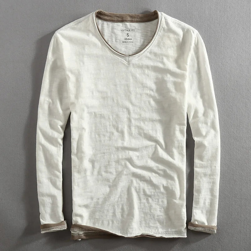 Alberto - Casual shirt met lange mouwen