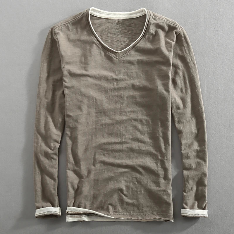 Alberto - Casual shirt met lange mouwen