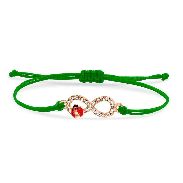 Lieveheersbeestje infinity armband