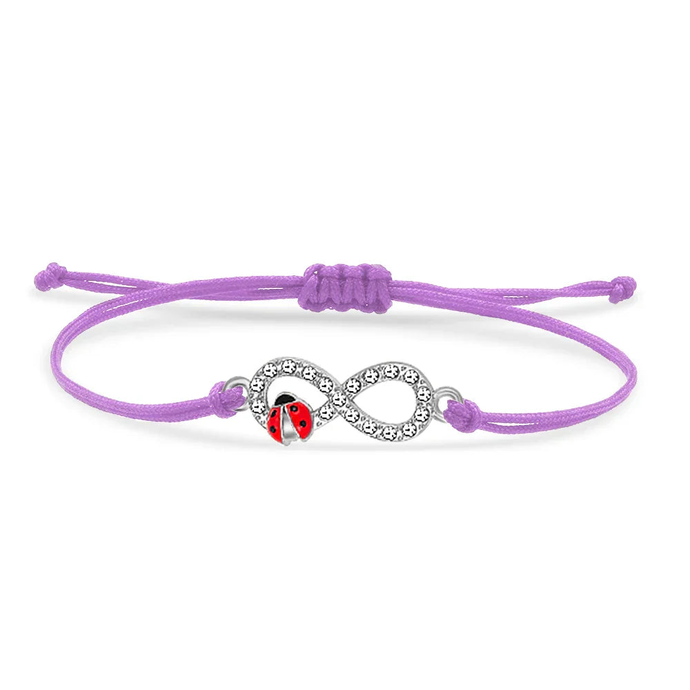 Lieveheersbeestje infinity armband