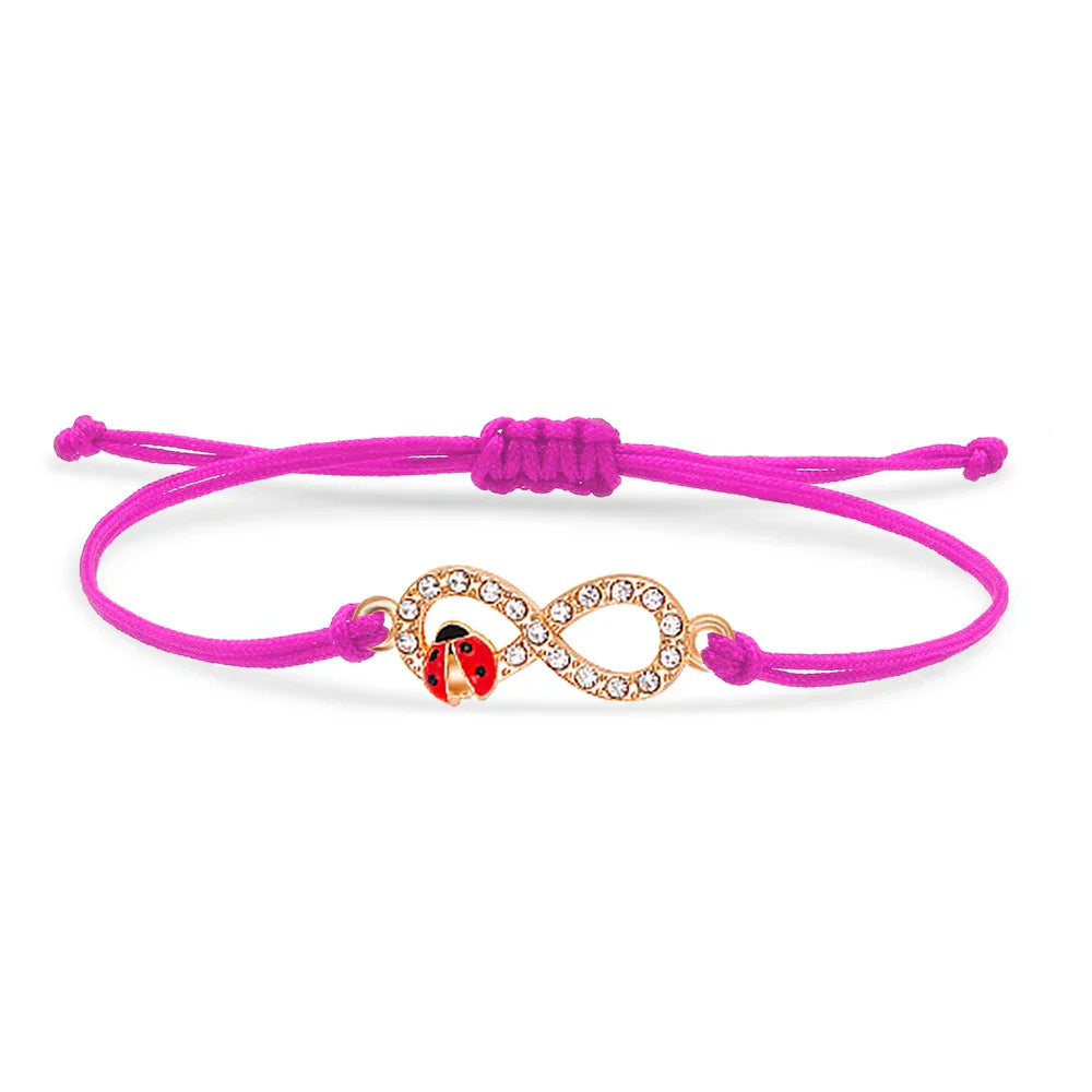 Lieveheersbeestje infinity armband