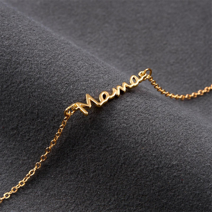 Mama stainless steel armband