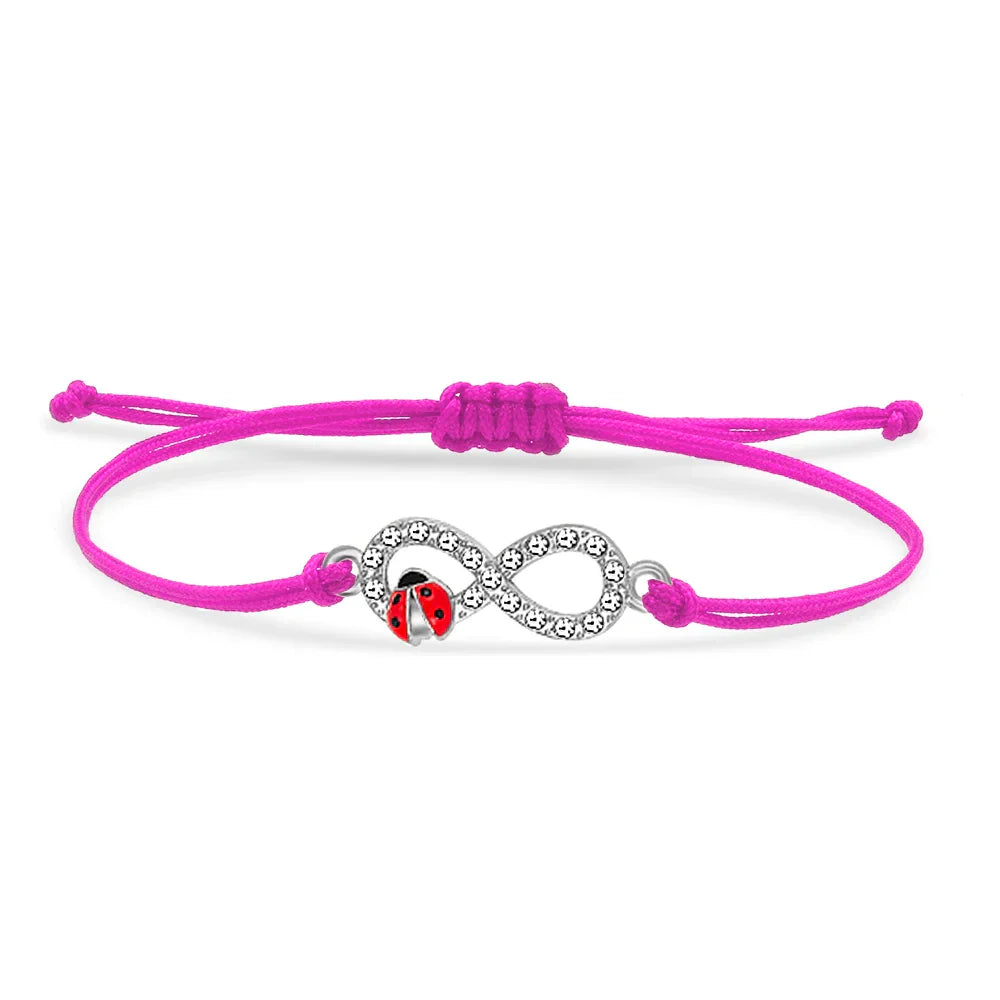 Lieveheersbeestje infinity armband