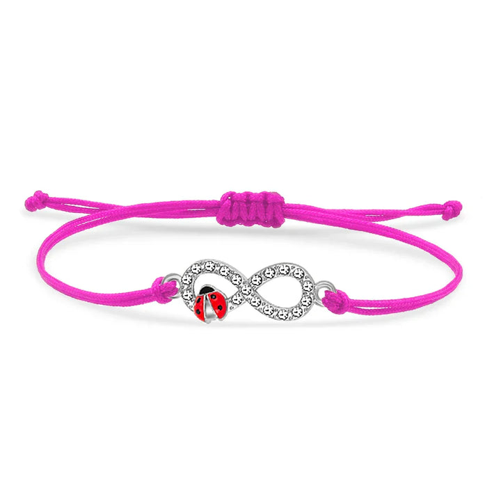 Lieveheersbeestje infinity armband