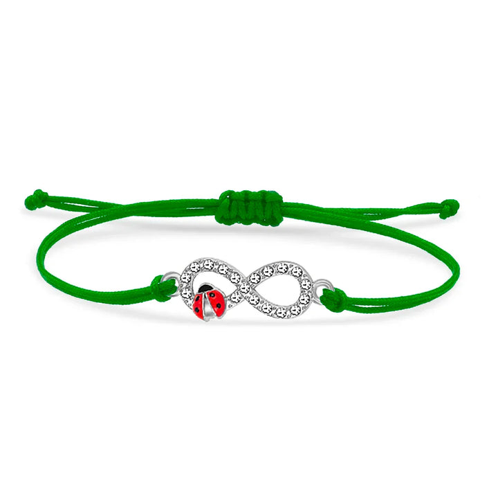 Lieveheersbeestje infinity armband