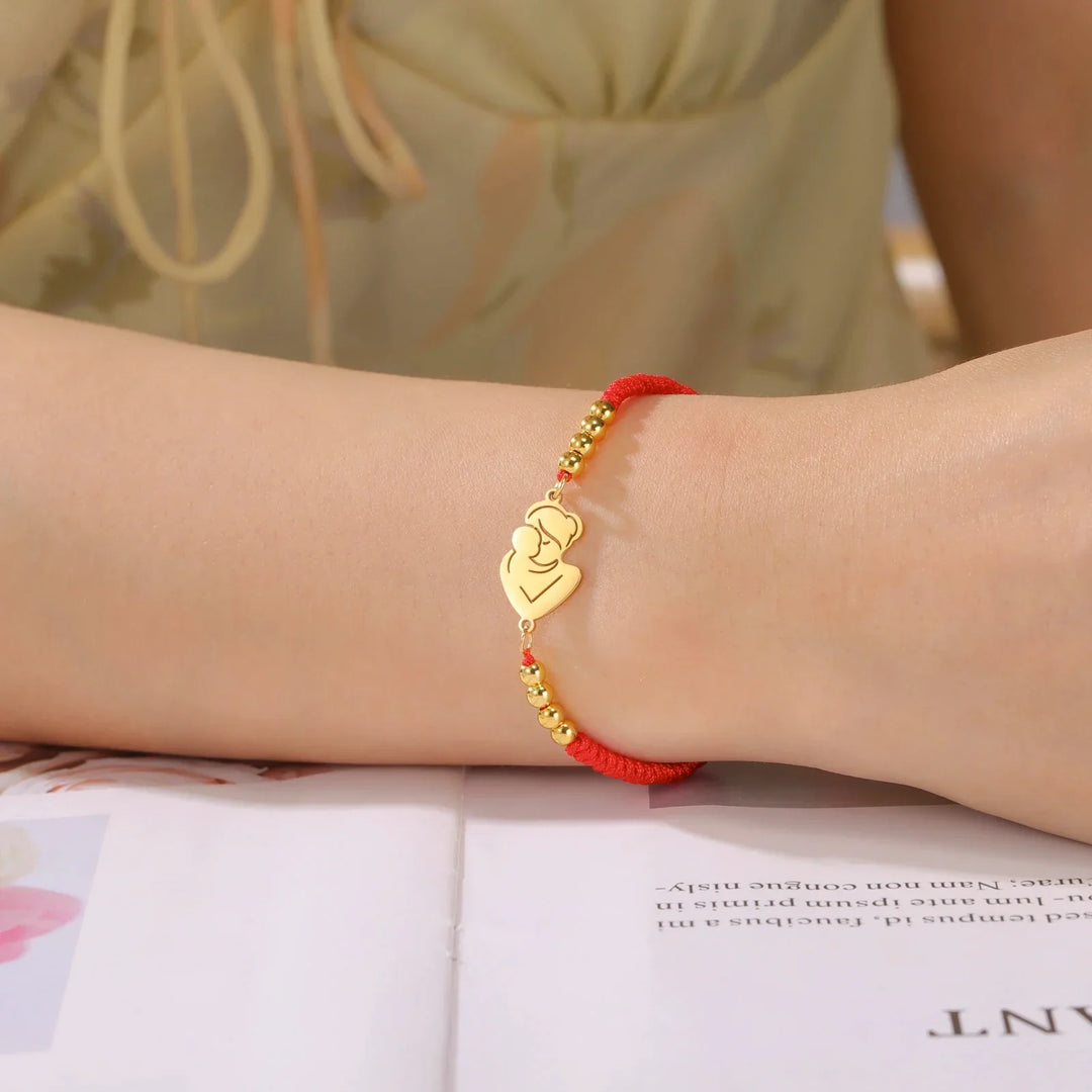 Liefdevolle familie armband