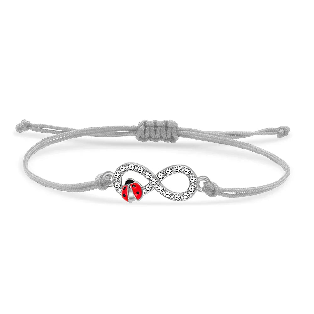 Lieveheersbeestje infinity armband
