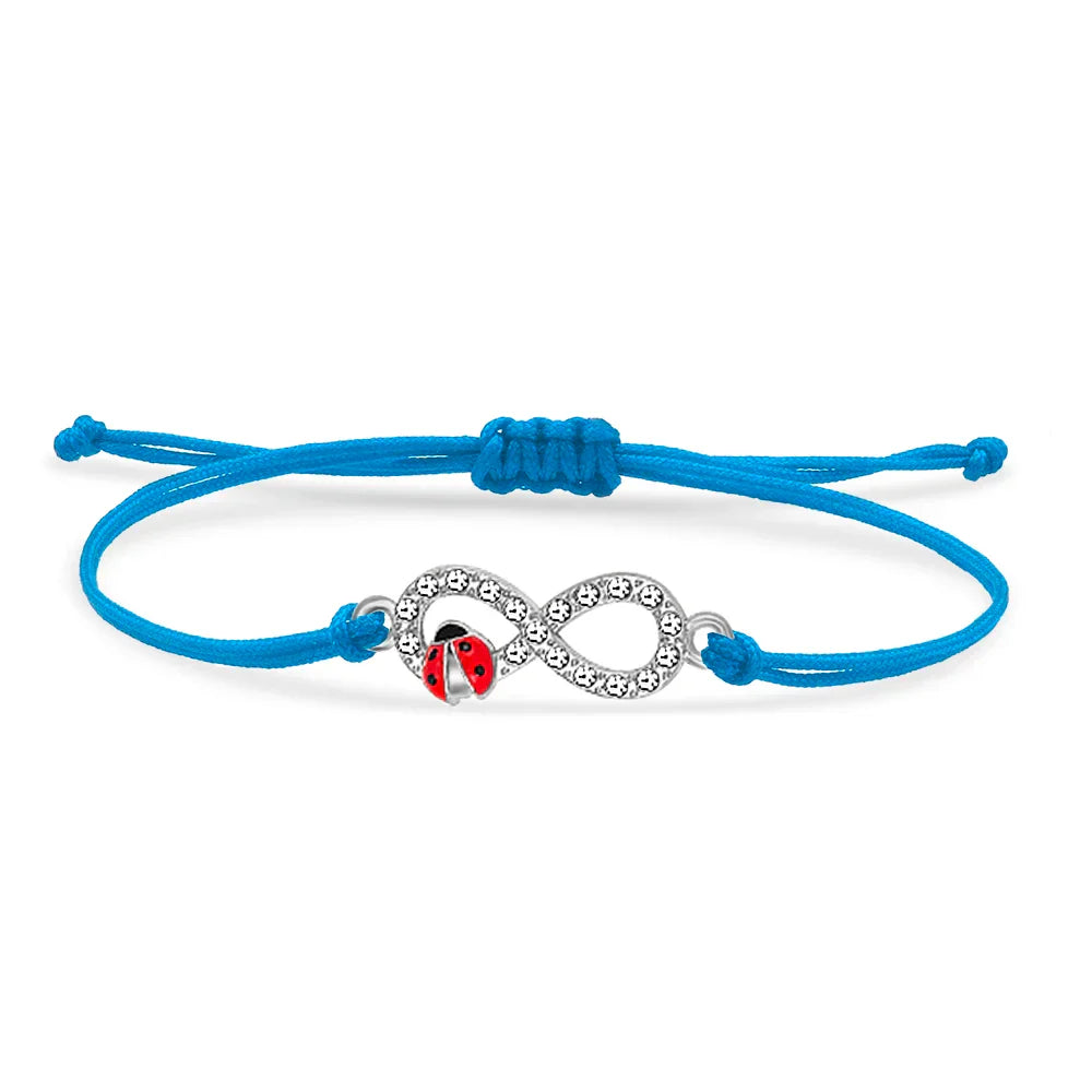Lieveheersbeestje infinity armband