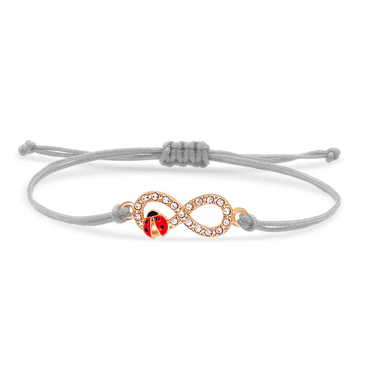 Lieveheersbeestje infinity armband