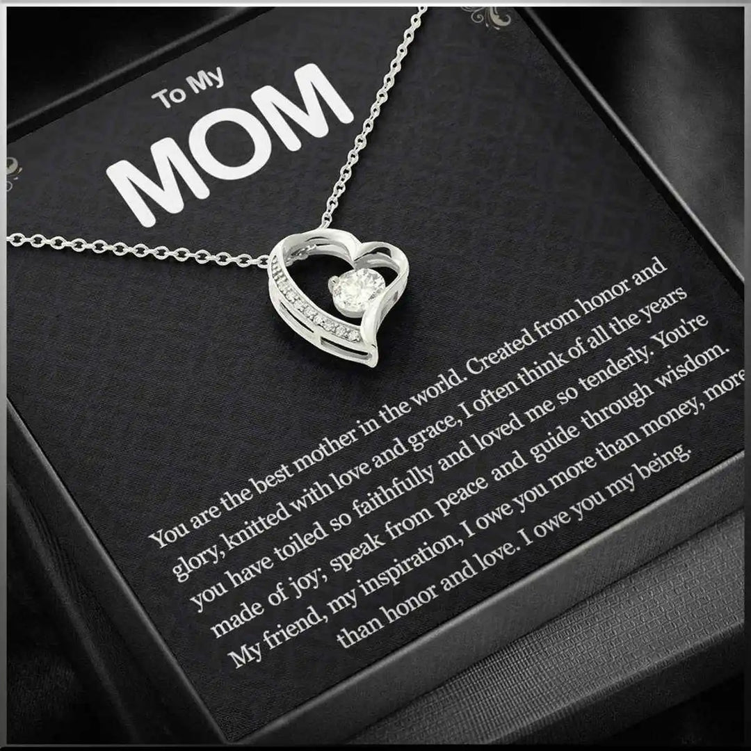 Klassieke zirkonia ketting voor mama