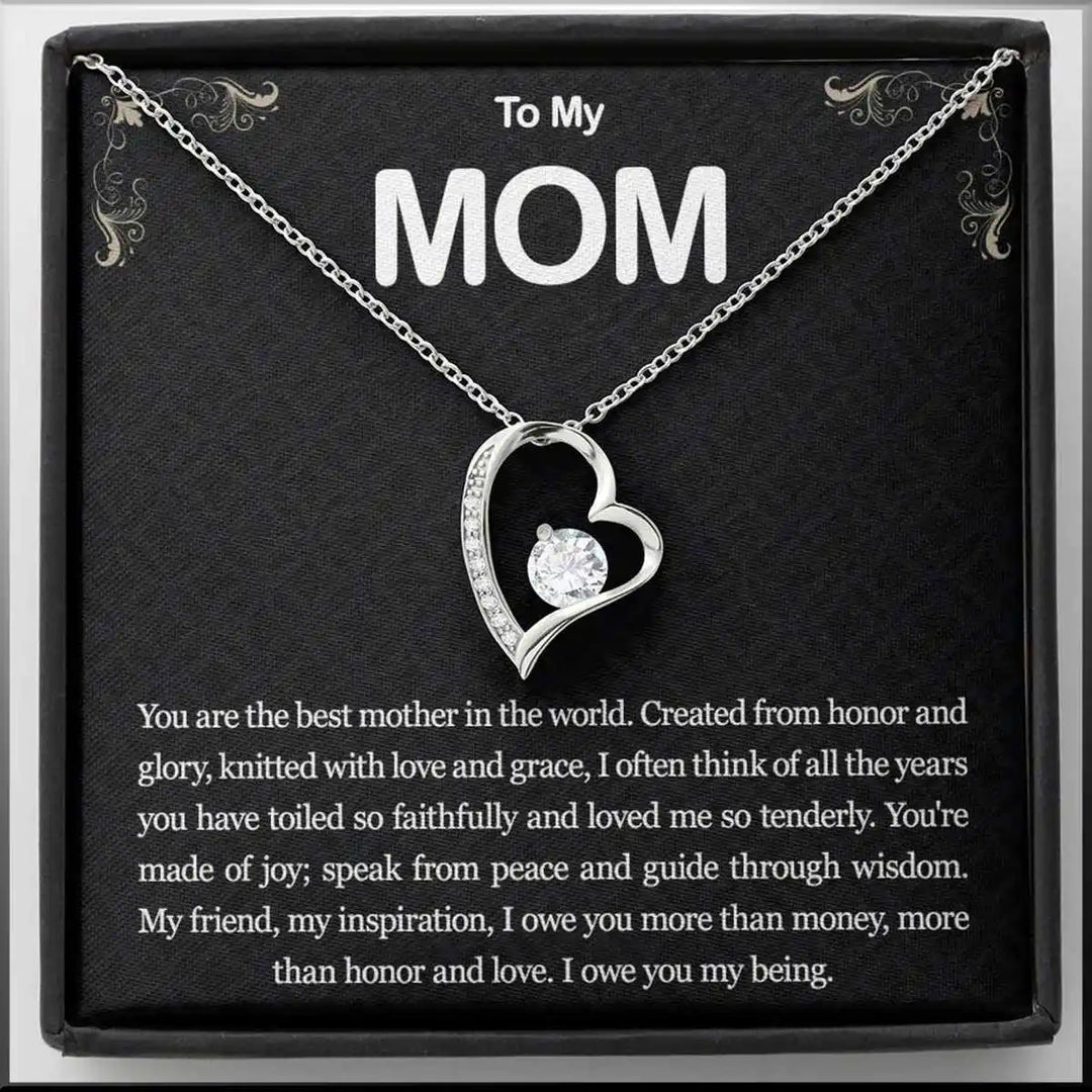 Klassieke zirkonia ketting voor mama