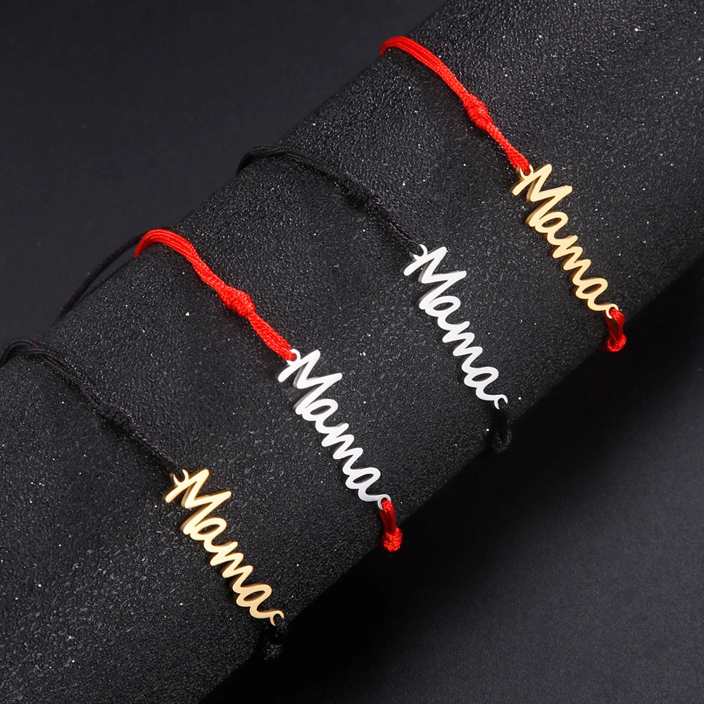Mama verstelbare liefdes armband