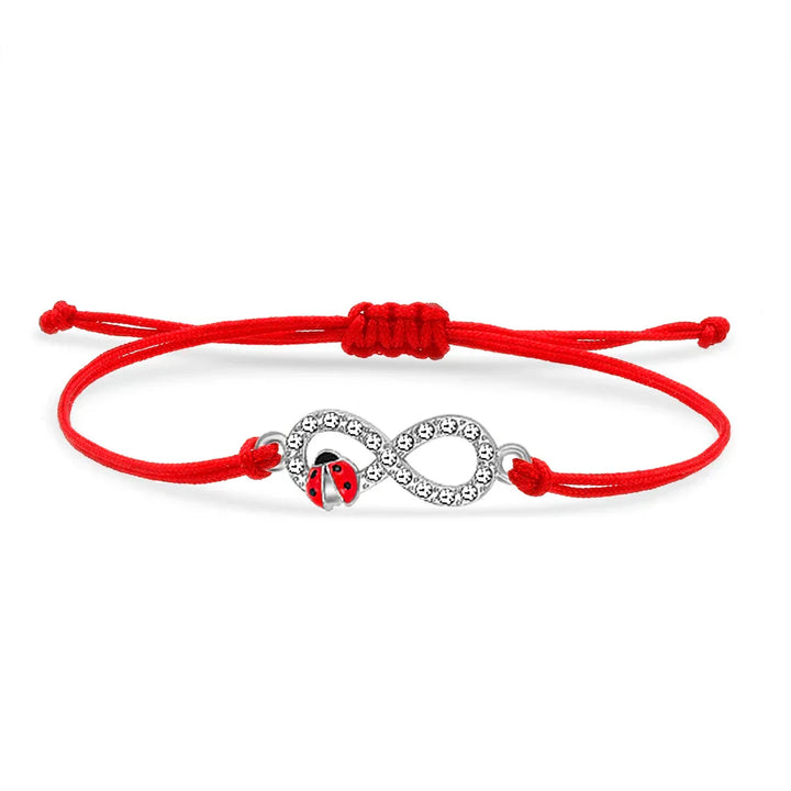 Lieveheersbeestje infinity armband
