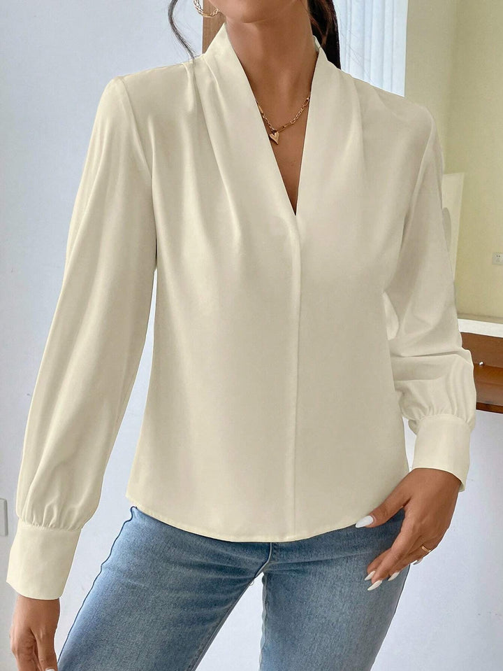 Charlene - Elegante Lange Mouwen Blouse